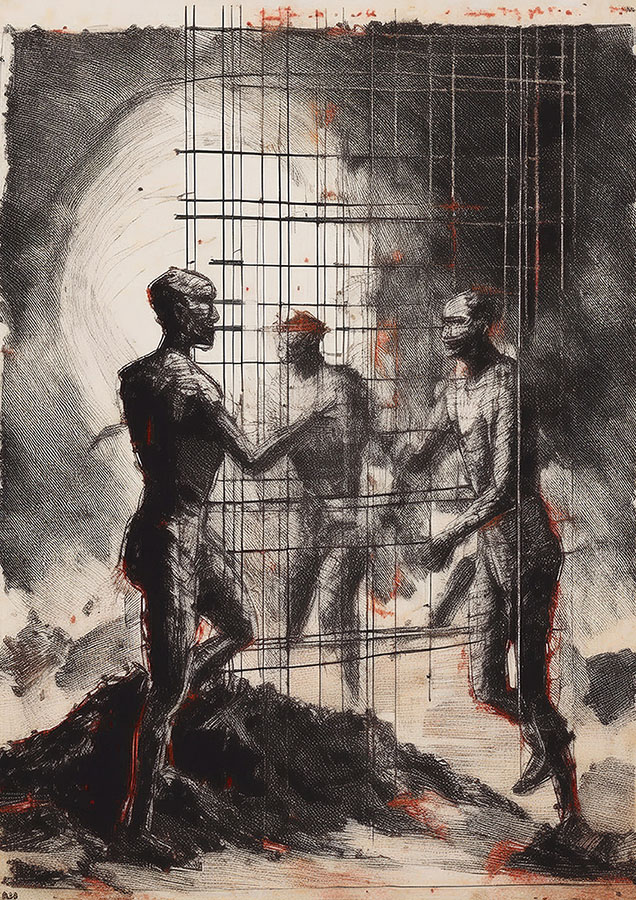 The Charcoal That Remembers Light